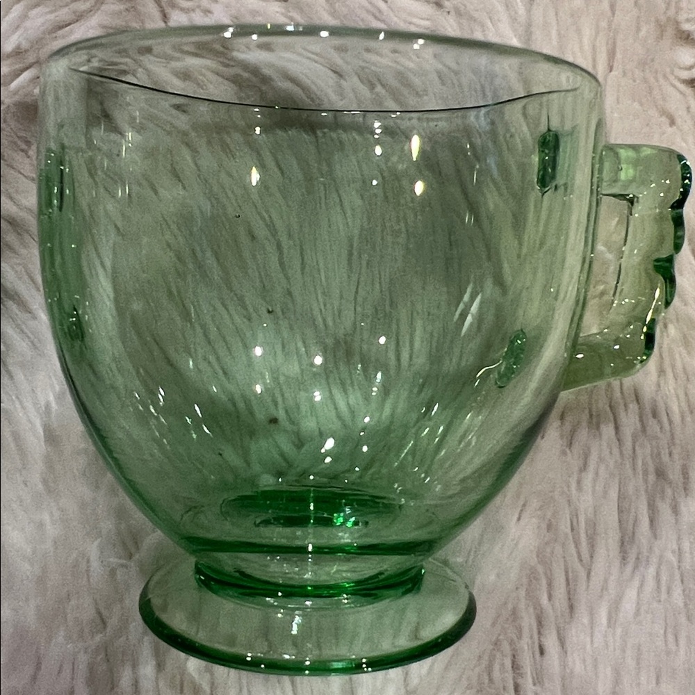 2 cups Fostoria mayfair green (line 2419) 1930-1938 - Picture 5 of 5